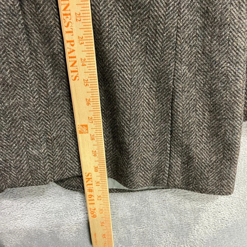 Haggar Blazer Men 42R Tweed Wool Sport Coat Herringbone Jacket VTG 90s Brazil‎